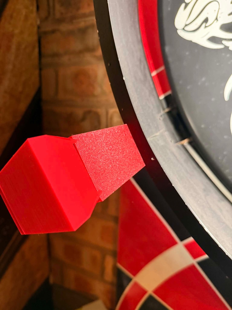 Camera cover installed on scoring camera