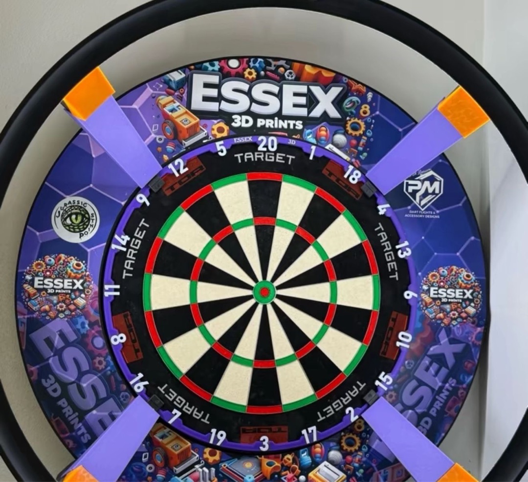Custom branded dartboard surround
