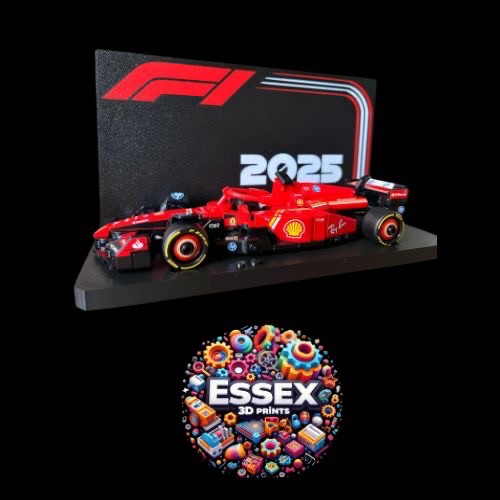 LEGO F1 display stand alternate angle