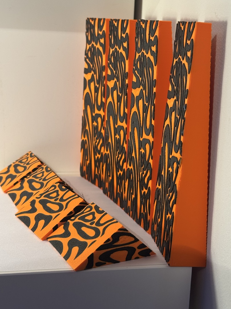 Bespoke Omni camera protection cover in orange and black