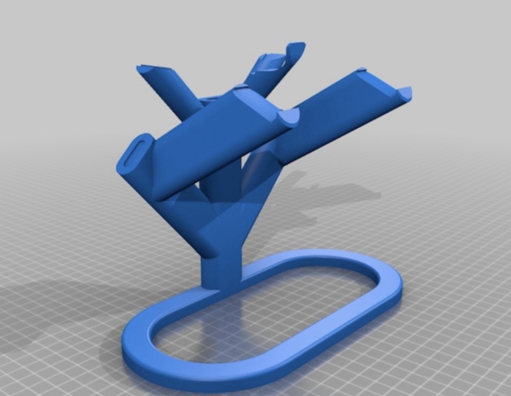 Meta Quest 2/3 VR headset and controller stand